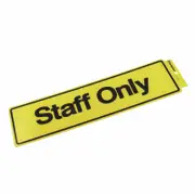 Sandleford Staff Only Self Adhesive Sign