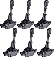 Ignition Coil Pack Set Of 6 Compatible For Nissan 370Z Compatible For Infiniti G37 M37 Q50 Q60 Q70 QX50 QX70 V6 3.7L 5.0L 5.6L 22448-EY00A UF-617