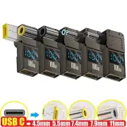 DC 100W Laptop Charger Converter USB Type C PD Power Charging Cable Adapter