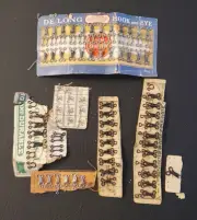 Vintage hooks Hook Eye Sewing Notions, On Cards. Antique Assortment.
