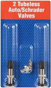JOE'S NO-FLATS Schrader Valve Twin Pack 33mm