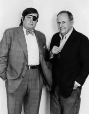 Emile de Antonio and Warren Hinckle attend the book party fo - 1989 Old Photo 1