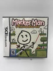 Nintendo DS Game Marker Man Adventures Sealed Made In Japan Free Shipping