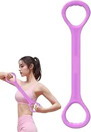Stretch Strap | 8 Digit Yoga Fitness Rope | Open Back Practice Shoulder Yoga Stretch Belt for Stretch Training, Resistance