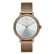 NWT Mvmt Women's Dot Rose Gold-Tone Mesh Bracelet Watch, 36mm - Rose Gold-Tone