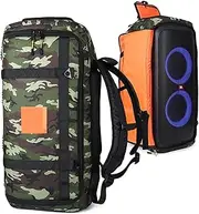 [Generic] Travel Carry Case Storage Bag Compatible with JBL PARTYBOX 310 Speaker and Accessories, Portable Speaker Carrying Tote Bag Dust Protective Cover Backpack, Camouflage