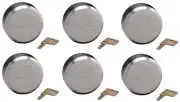 6 Master Lock 2-7/8" 6271KAW700A-80030 Keyed Alike Hockey Puck Shackleless Locks