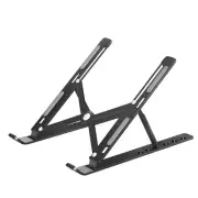 Portable Aluminum Laptop Stand – Foldable Notebook Holder for MacBook, PC & More