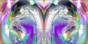 Ceramic Tile Mural Backsplash duBois Fountain of Youth Abstract Art TDA038