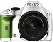 PENTAX DSLR K-x Lens Kit White/Green 059