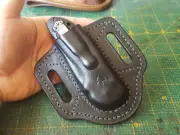 Leather sheath for for Benchmade Griptilian or mini Griptilian or Bugout or mini