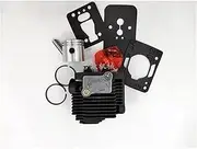 Pexorin TUE26 Cylinder Piston Ring Circlip Kit, for Mitsubishi, TUE26 Engine Replacement Parts Garden Machinery Needle Bearing Washer Kit