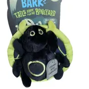 Bark Halloween Dog Toy Chew Crinkle Spider Web Fetch Tails Boneyard New Gift