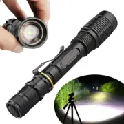 High Power Zoom Flashlight LED Rechargeable Torch Torch Light for Camping