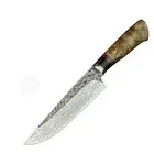 Japanese Style Chef Knife Kiritsuke Knife VG10 Damascus Steel Kitchen Gyuto Wood