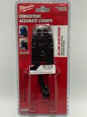 NEW MILWAUKEE 48-22-3075 RATCHETING MODULAR CRIMPER RJ11/RJ45 (UD2096675)