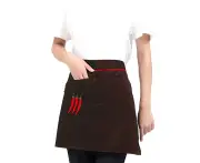 Chef Aprons Retro Cotton Maid Short Waist Waiter Waitress Half Apron,style5