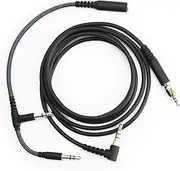 NewFantasia Replacement Audio Cable Compatible with Sennheiser Game Zero, Game ONE, PC373D, PC37X, GSP350, GSP500, GSP600 Gaming Headsets 1.2m/4ft