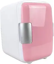 Llazsybz Mini Refrigerator Car Small And Warmer 4 Liter Personal Refrigerator for The Desktop, Pink