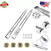 Durable 20" Steel Side Mount Drawer Slides - 6 Pairs with Easy Installation