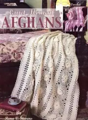 Quiet Moment Afghans by Rena Stevens -Leisure Arts Crochet Pattern Leaflet #3200