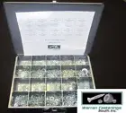 Zinc Plated Internal & External Star Lock Washers Assortment #6 to 7/16"