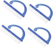 FOMIYES 4pcs Nail Brushes Set for Manicure Fingernail Brush for Cleaning Dust Nails Toenails