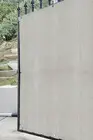 Gate Privacy Screen Cover Privacy Barrier for Gate Fence, Driveway in Smoke Tan