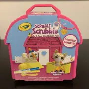 Crayola Scribble Scrubbie Color & Clean Pets Backyard Bungalow Playset 10 Pieces