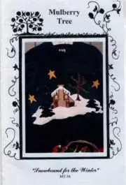 MULBERRY TREE SNOWBOUND FOR THE WINTER MT-16 LODGE THEME APPLIQUE