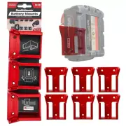 StealthMounts M18 Milwaukee Battery Holder - 6 Pack | Milwaukee M18 Battery H...