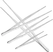 Succulent Gardening Tool 4pcs Stainless Steel Tweezers Set Portable Planting Tools for Boys and Girls and Adults