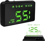 Yaouzicn Car Head-Up Display - Large Font MPH Speedometer, GPS Speedometer, Windshield Display
