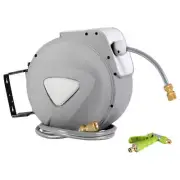 NNEDSZ Retractable Hose Reel Garden Water Brass Auto Rewind Spray Gun