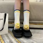 「英國公司貨」出清-KAPITAL IVY HEEL HOLD COTTON SMILEY SOCKS 現貨/女款/襪子