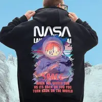 在飛比找蝦皮購物優惠-Nasa Aesthetic 連帽衫夾克 Space hoo