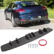 For Porsche Panamera 33" Rear Diffuser Bumper Lip Spoiler Splitter Carbon Fiber