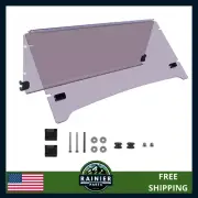 For Yamaha DRIVE 2 Golf Cart Tinted Winged Windshield and Hardware Kit