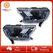 Mustang Head Light LED For Ford Ranger XL XLT XLS Wildtrak T7 PX2 PX3 2015-2021 (for: Ford)