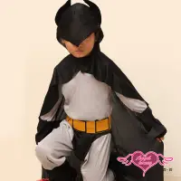 在飛比找Yahoo奇摩購物中心優惠-角色扮演 正義帥氣蝙蝠俠 萬聖節童裝系列(灰M.L) Ang