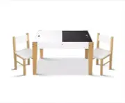 Keezi Kids Chalkboard Table And Chair Set