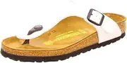 [Birkenstock] Gizeh Regular Fit White Patent 543761