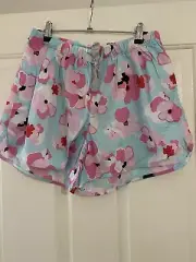 Peter Alexander Ladies Blue Floral Pyjama Shorts Medium