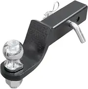 2 Inch Towbar Tongue Ball Mount With Towball And Hitch Pin RV Parts Car Camper Accessories Caravan Components(Set With 2Inch Ball)