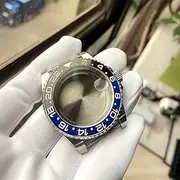 [KMLPAU] for Rolex 2813/8215/2836/3804/8200 GMT Watch Case for Rolex 2813/8215/2836/3804/8200, Colour: GMT Blue and Yellow Ceramic