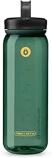 HydraPak Recon Clip & Carry - 50% Recycled Plastic Water Bottle, Eco Friendly & BPA Free, Clip & Carry (750 ml, Green)