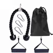 Tricep Rope Push Pull Down Cord for Bodybuilding Exercise Gym Workout