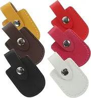 JEWEDECO Nail Care Manicure Tools Cuticle Scissors Covers Pu Nail Clipper Pouches