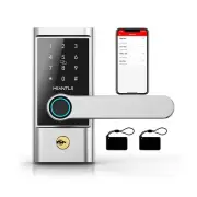 Smart Lock Keyless Entry Door Locks - HEANTLE Fingerprint Bluetooth Electroni...