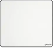 Glorious XL Gaming Mouse Mat/Pad - Large, Wide (XL) White Cloth Mousepad, Stitched Edges | 16"x18" (GW-XL)